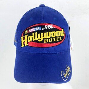 Vintage Nascar Hat Chase Authentics on Fox Hollywood Hotel Adjustable Blue Cap